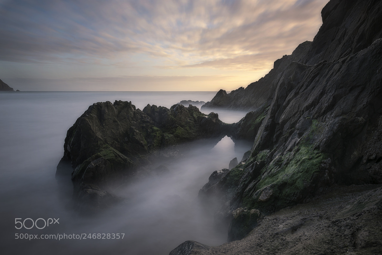 Nikon D810 sample photo. Slea head at sunset photography