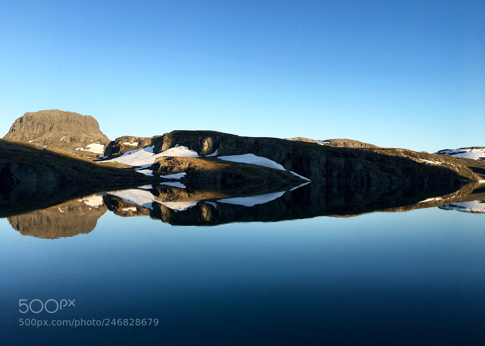 Apple iPhone 6s sample photo. Glacier lake reflection, hardangervidda photography