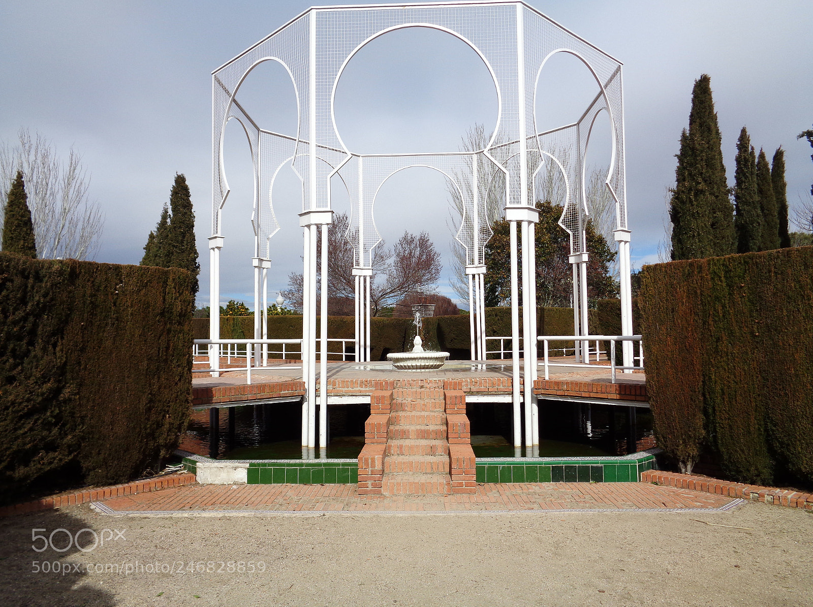 Sony Cyber-shot DSC-W830 sample photo. Fuente jardin de las photography