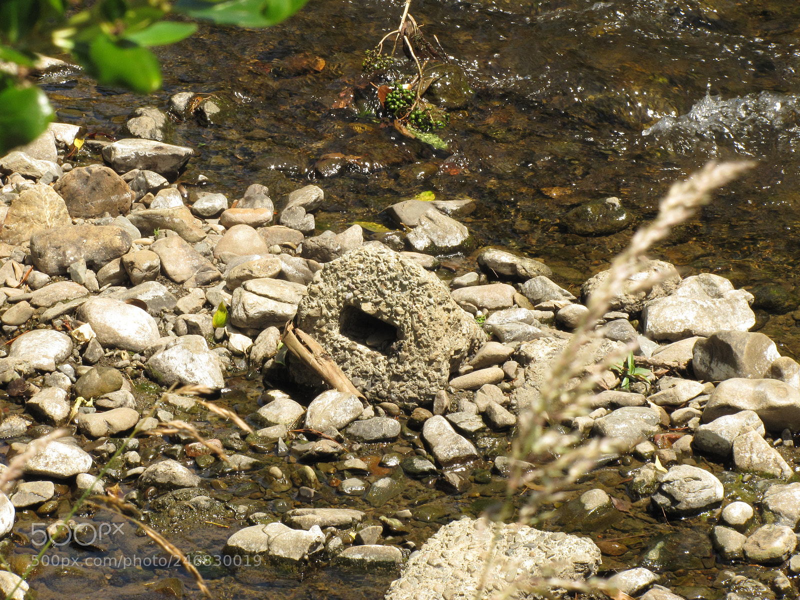 Canon PowerShot SX20 IS sample photo. Rocky stream photography