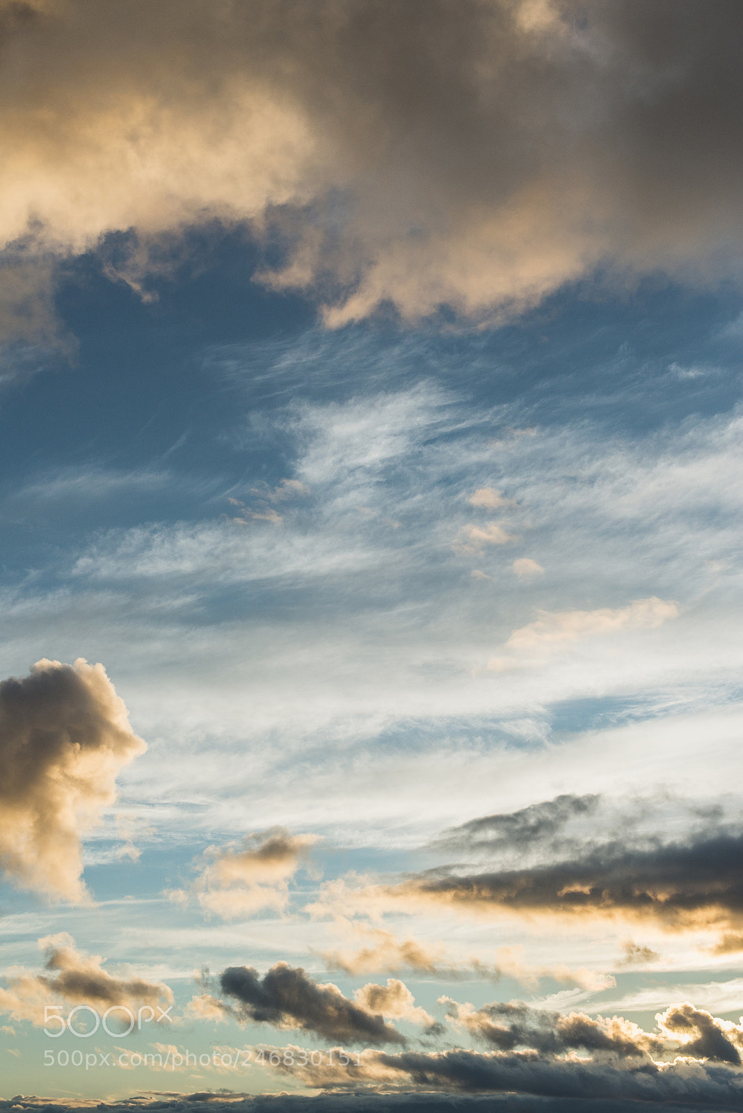 Nikon D600 sample photo. Clouds at sunset photography