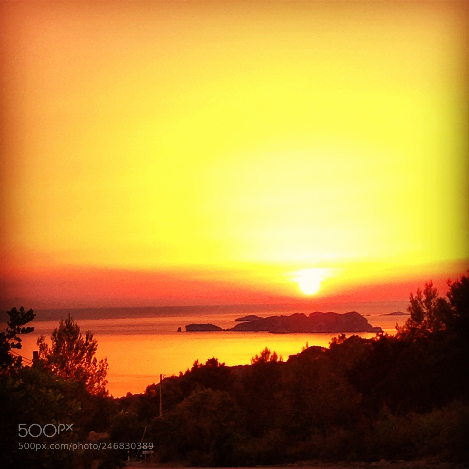 Apple iPhone 5 sample photo. Ibiza sunset photography