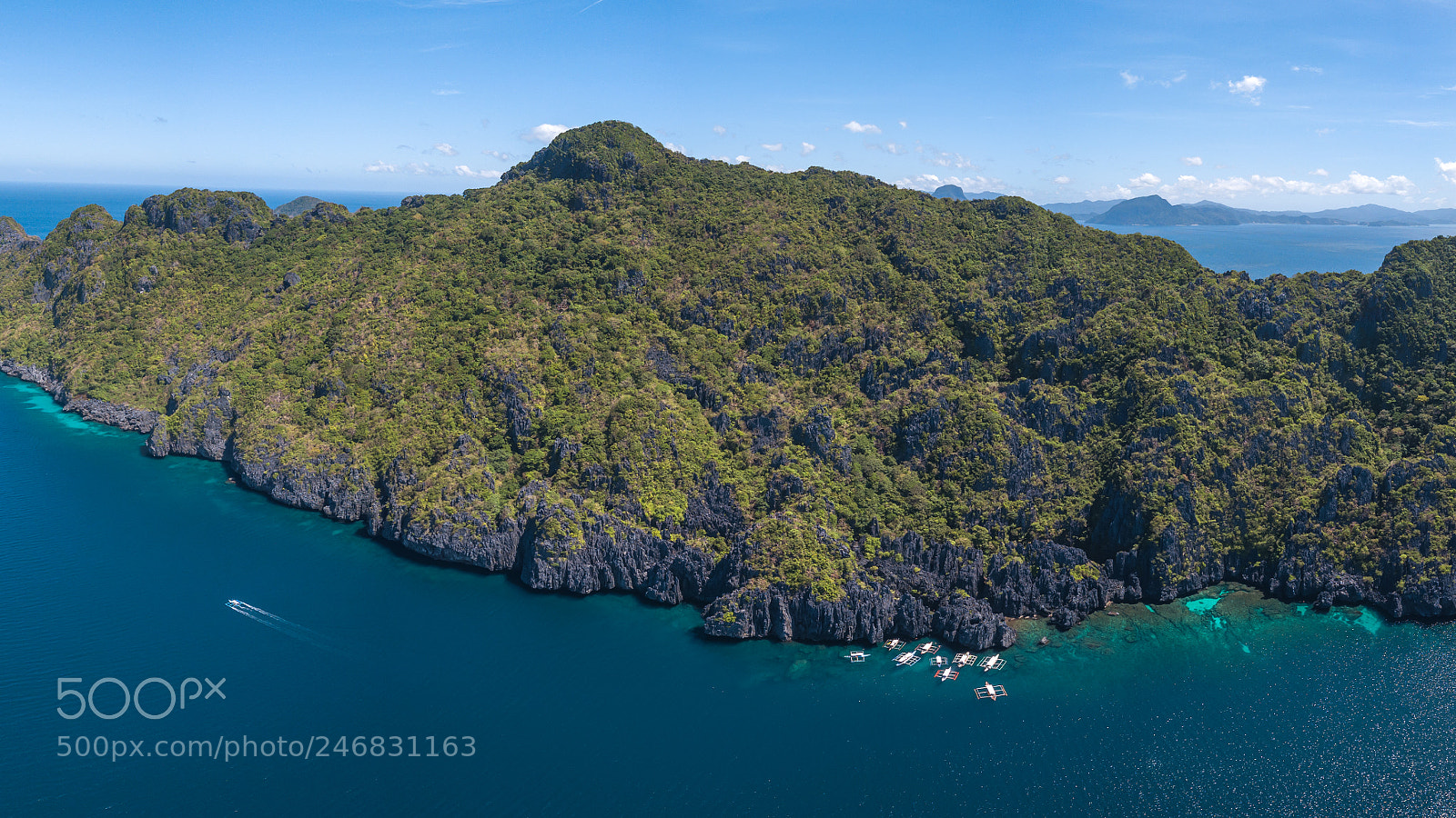 DJI FC220 sample photo. Secret beach hidden in photography