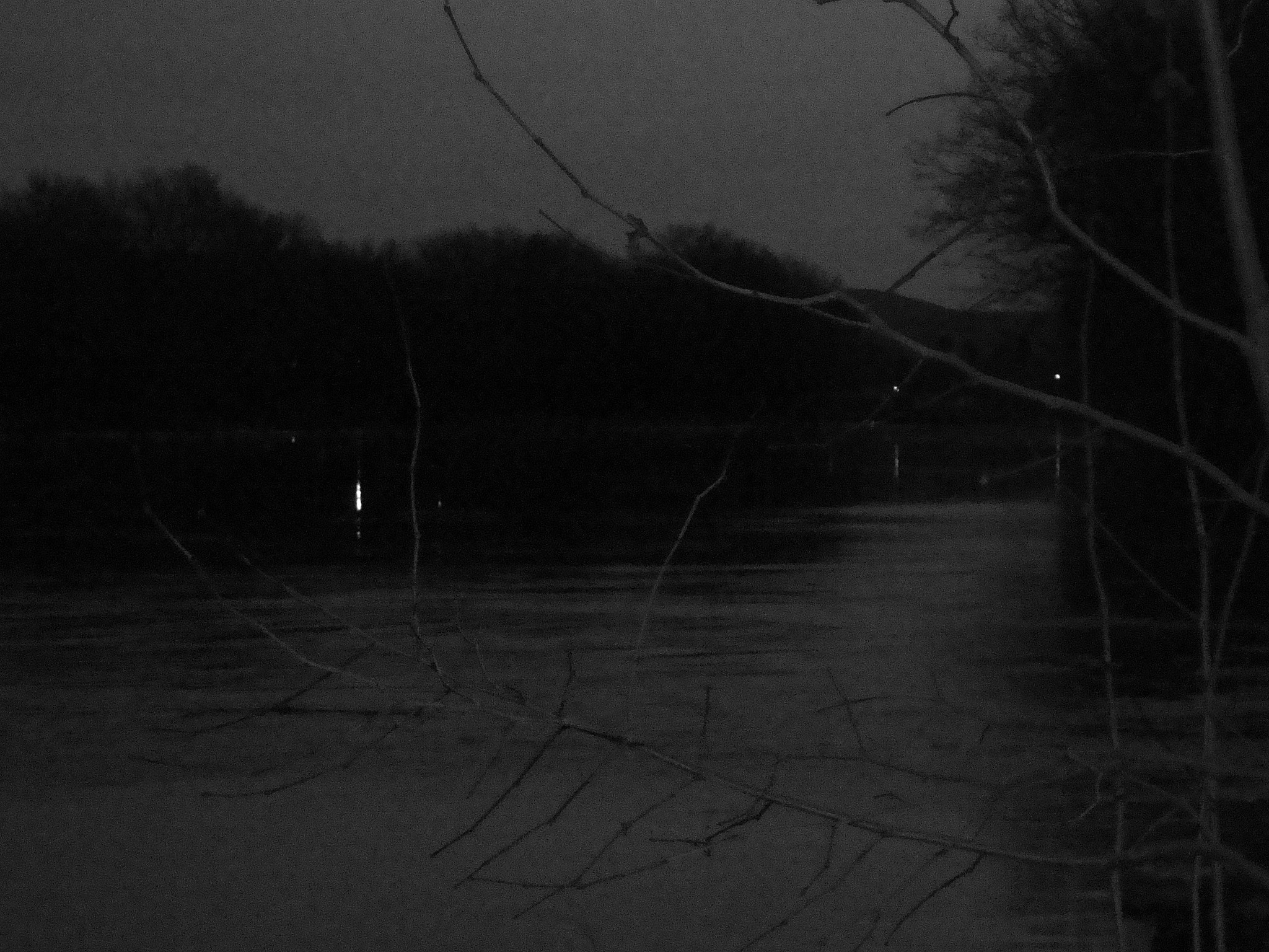 Sony DSC-W90 sample photo. Grayscale river.jpg photography