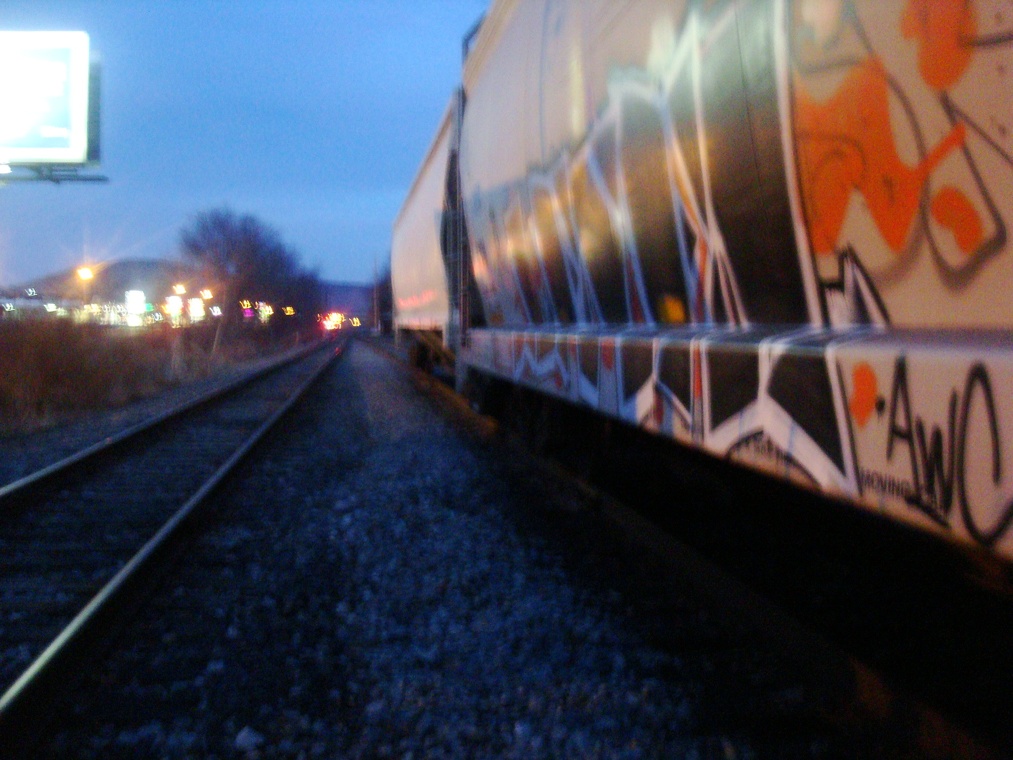 Sony DSC-W90 sample photo. Train graffiti 1.jpg photography