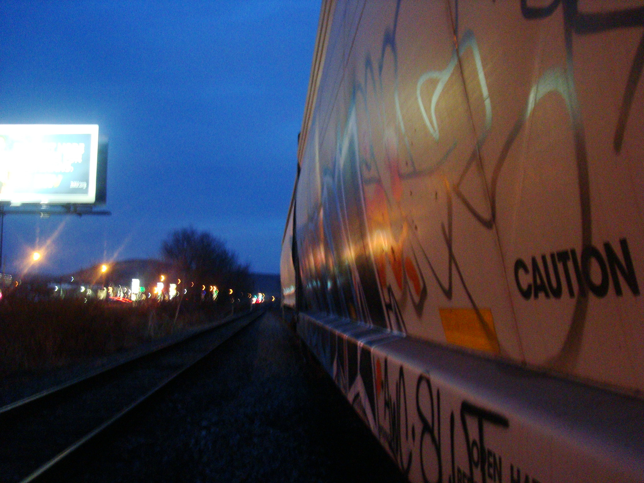 Sony DSC-W90 sample photo. Train graffiti 2.jpg photography
