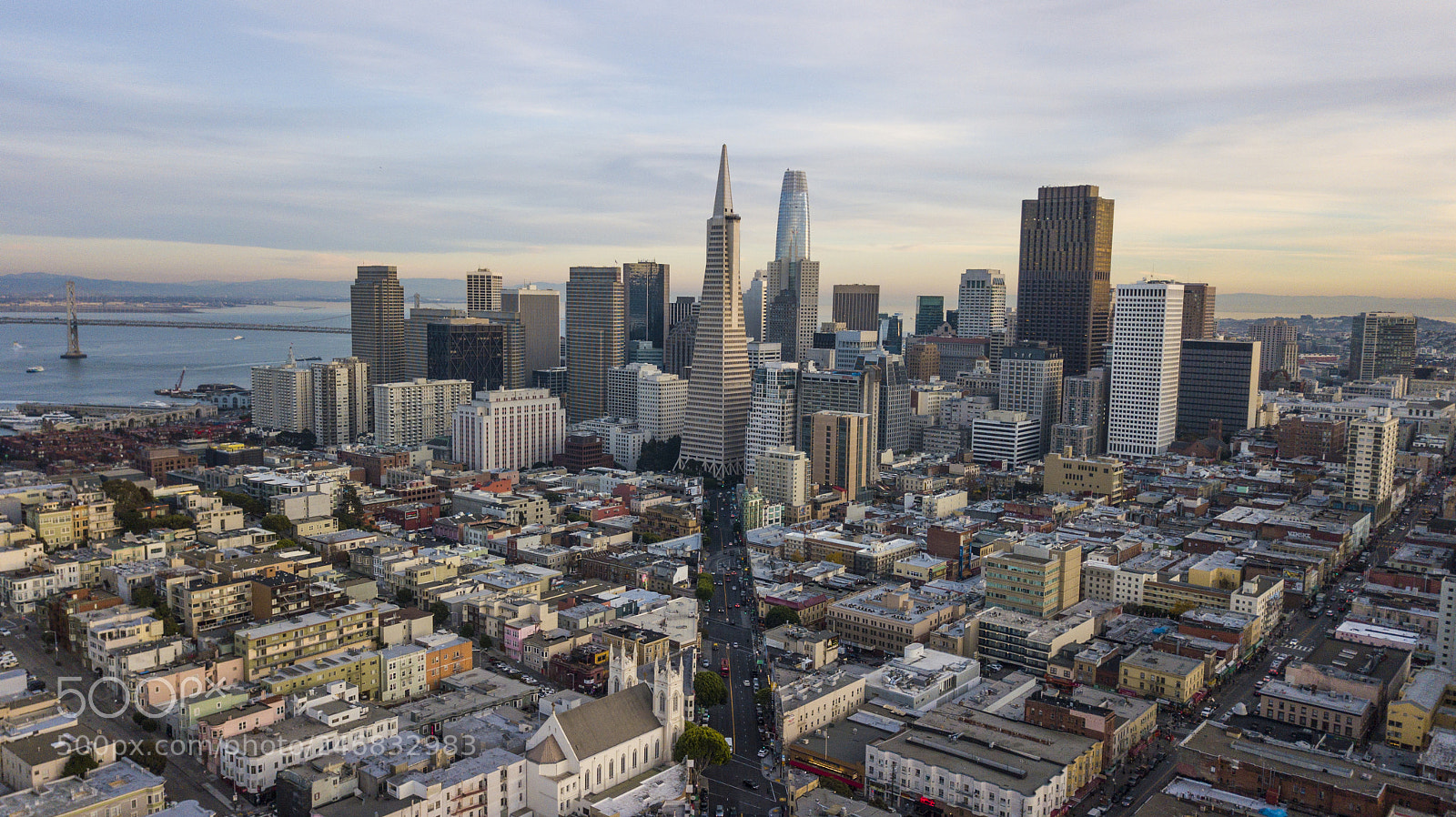 DJI FC220 sample photo. San francisco skyline photography