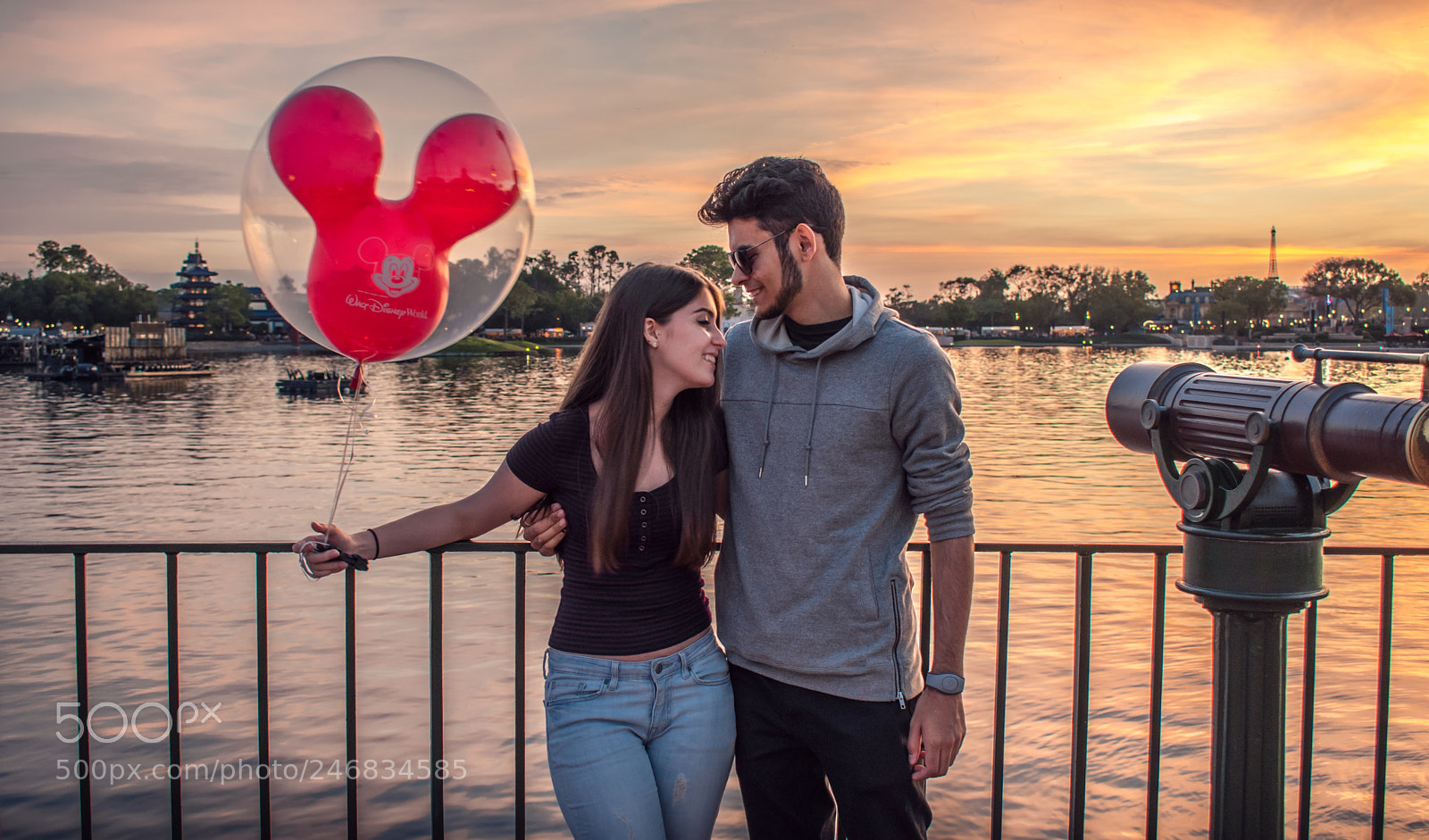 Nikon D5600 sample photo. Pier couple photography