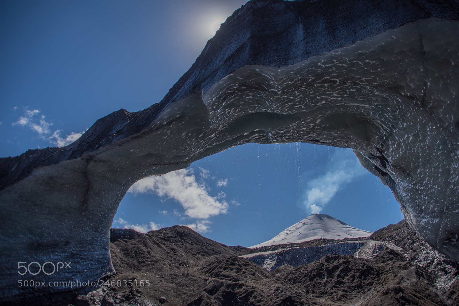Nikon D7200 sample photo. Glacier pichillancahue villarrica photography