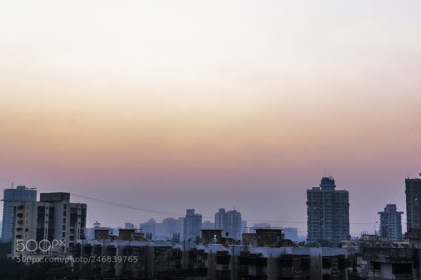 Nikon D5300 sample photo. Dusk - mumbai skyline photography
