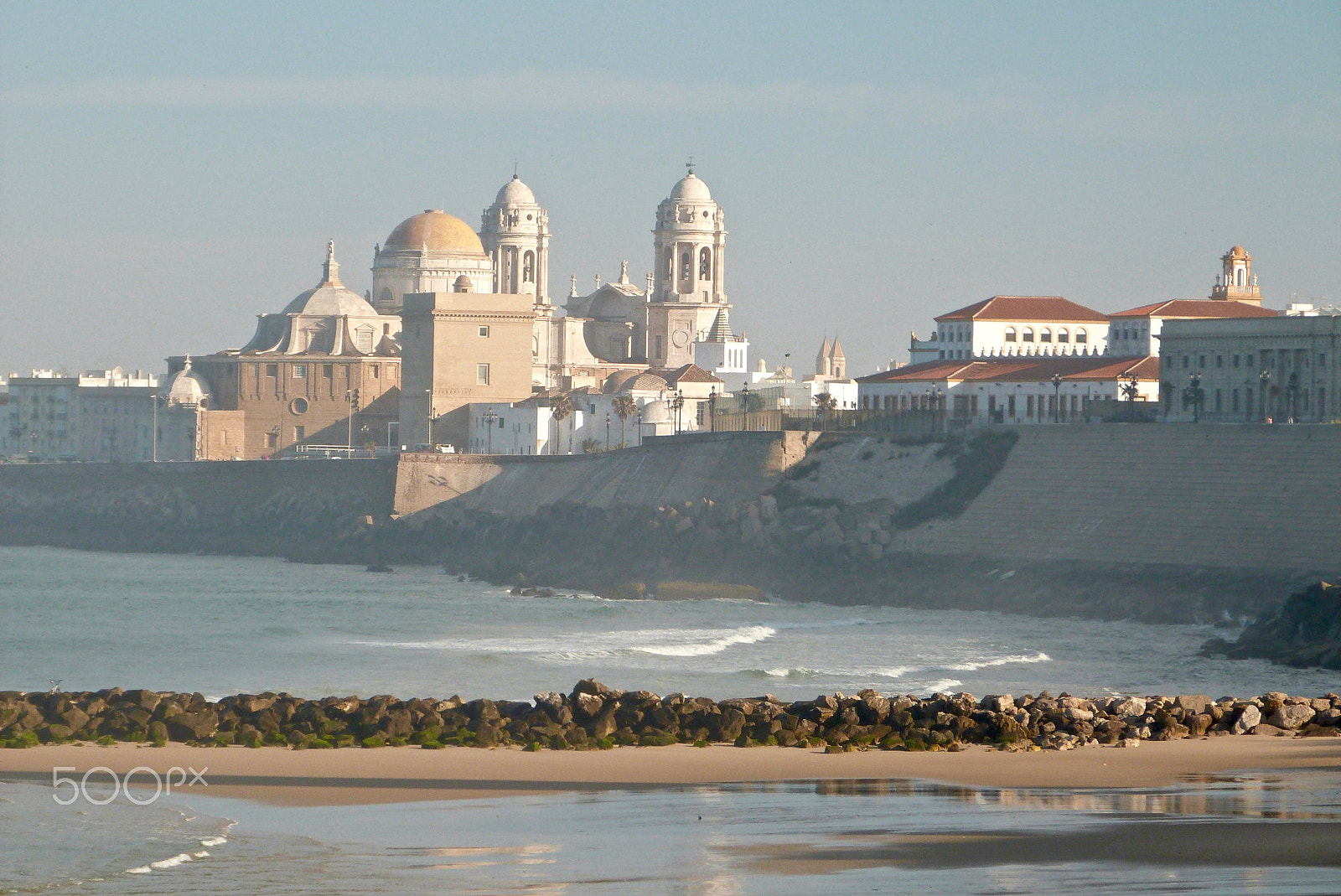 Panasonic Lumix DMC-FZ47 (Lumix DMC-FZ48) sample photo. The gleaming domes of cadiz photography