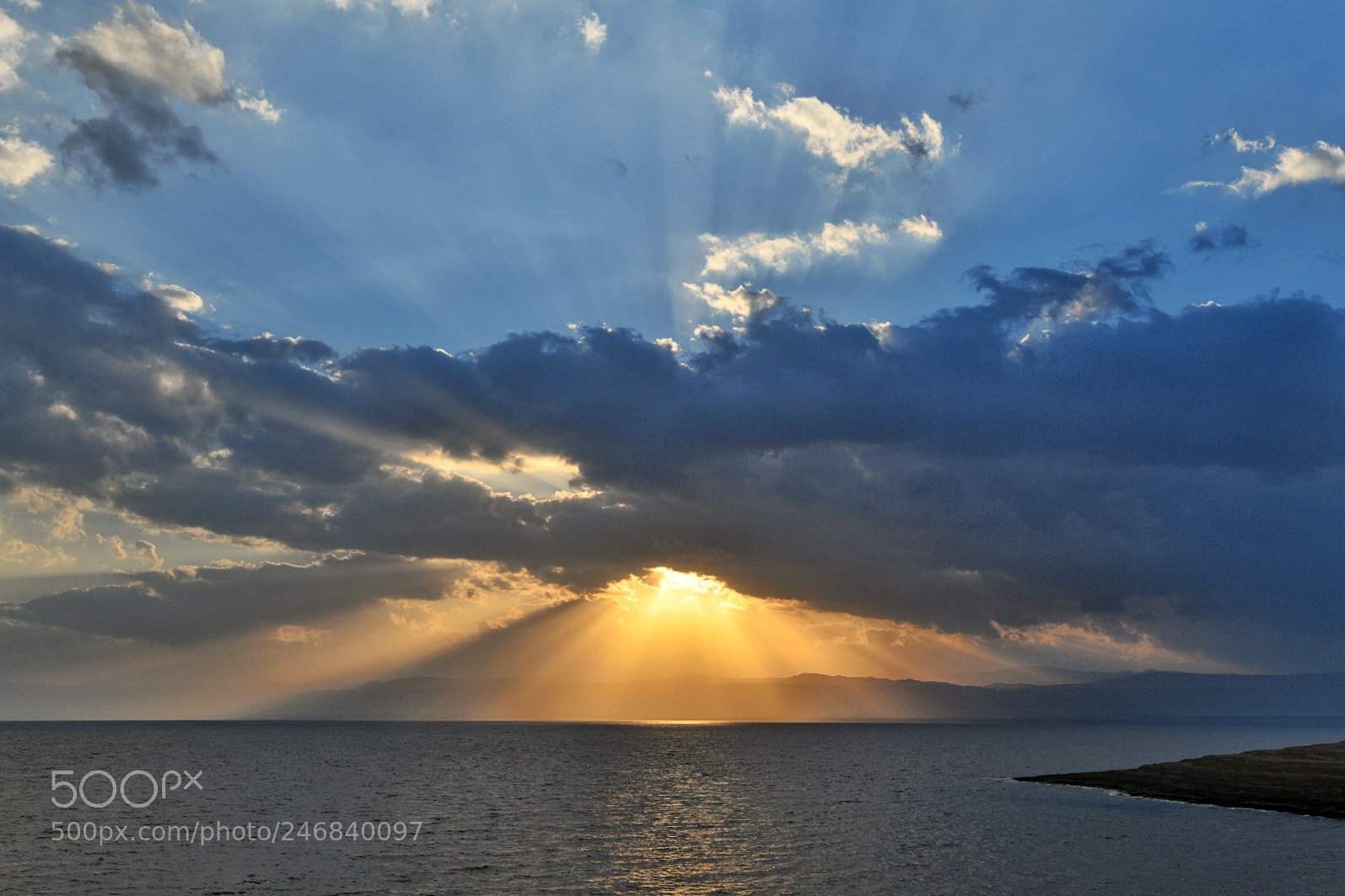 Nikon D850 sample photo. Sunset in dead sea photography