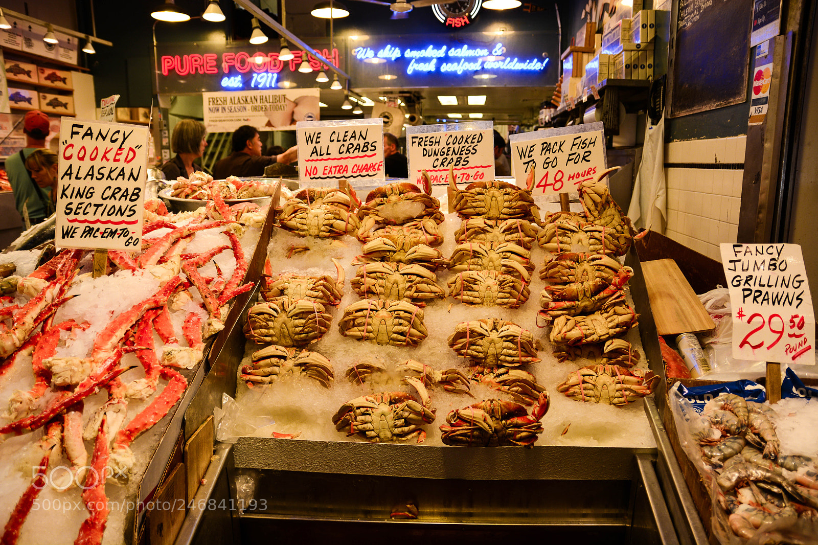 Nikon D7100 sample photo. Seattle public market photography