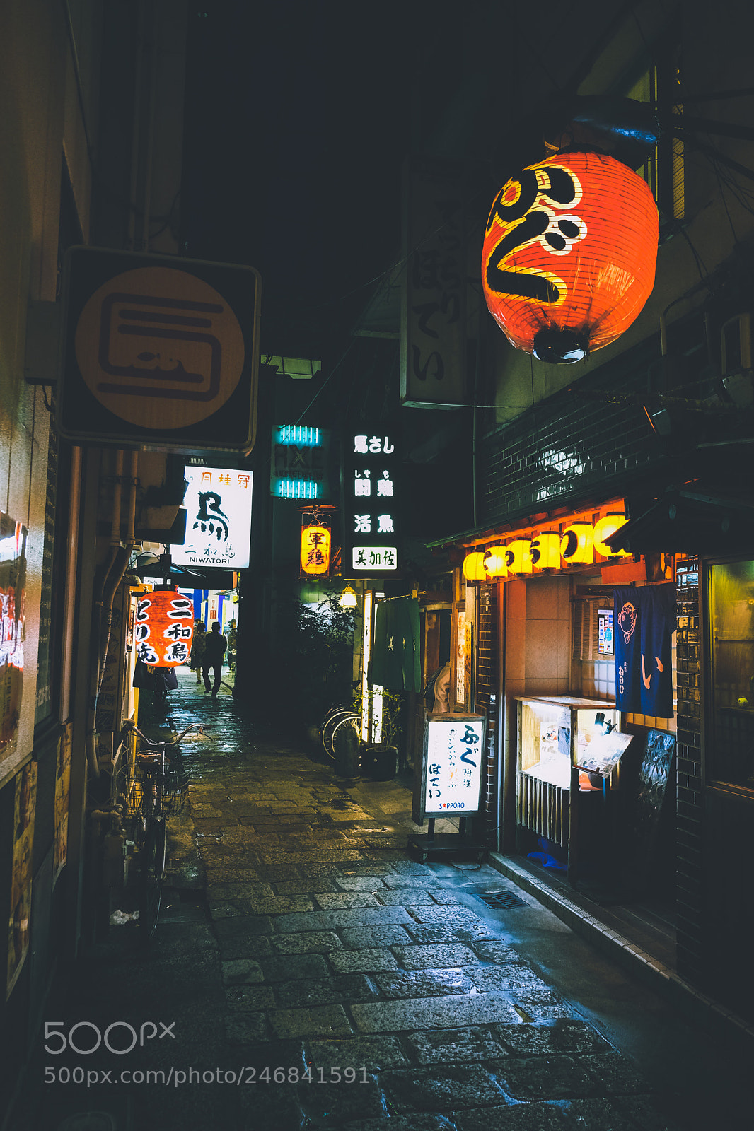 Fujifilm X-E3 sample photo. Dotonbori alley photography