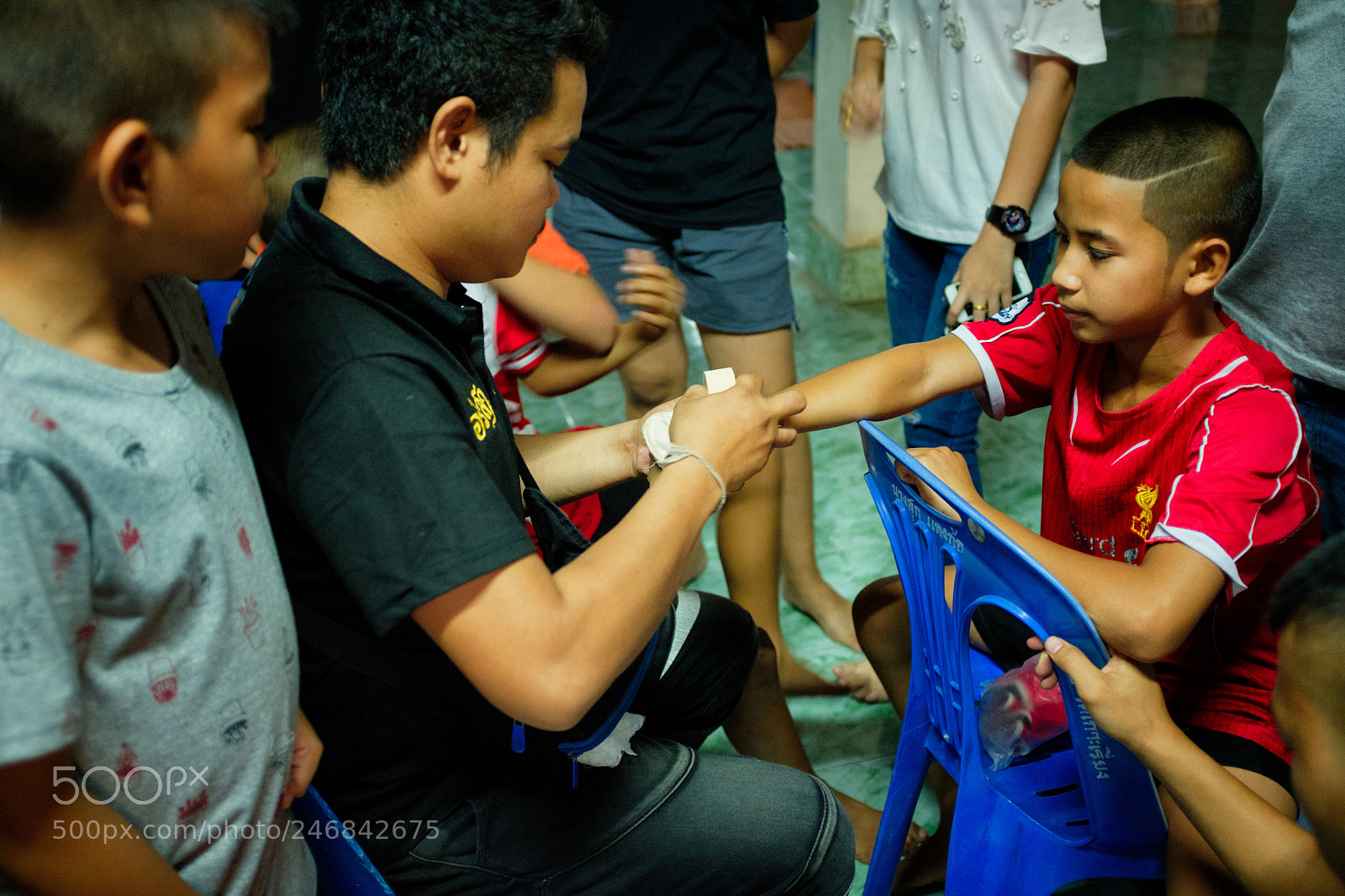 Fujifilm X100F sample photo. Youth muay thai in photography