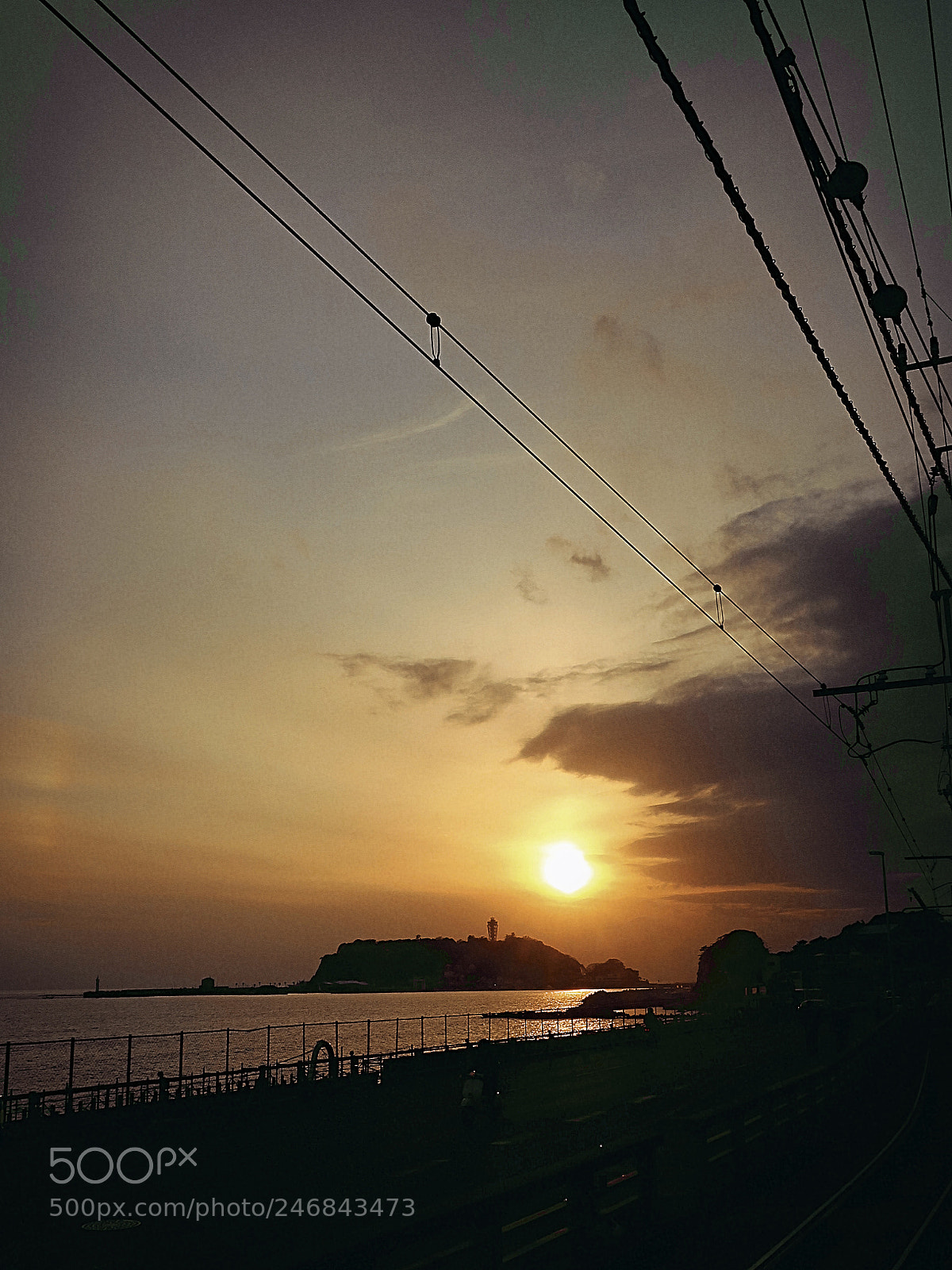 Canon PowerShot G9 X sample photo. Sunset in enoshima island photography