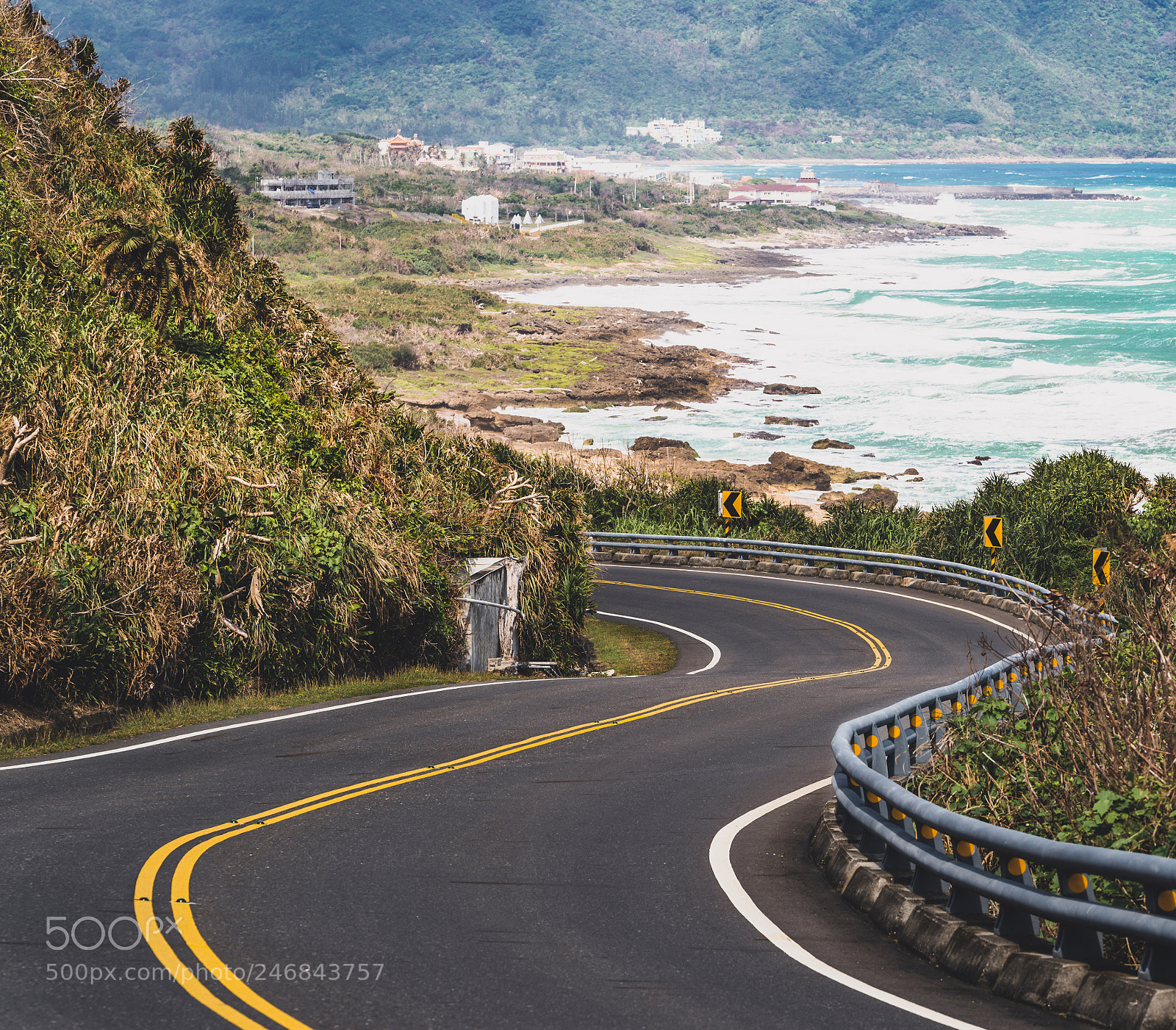 Nikon D610 sample photo. Road to seaside photography