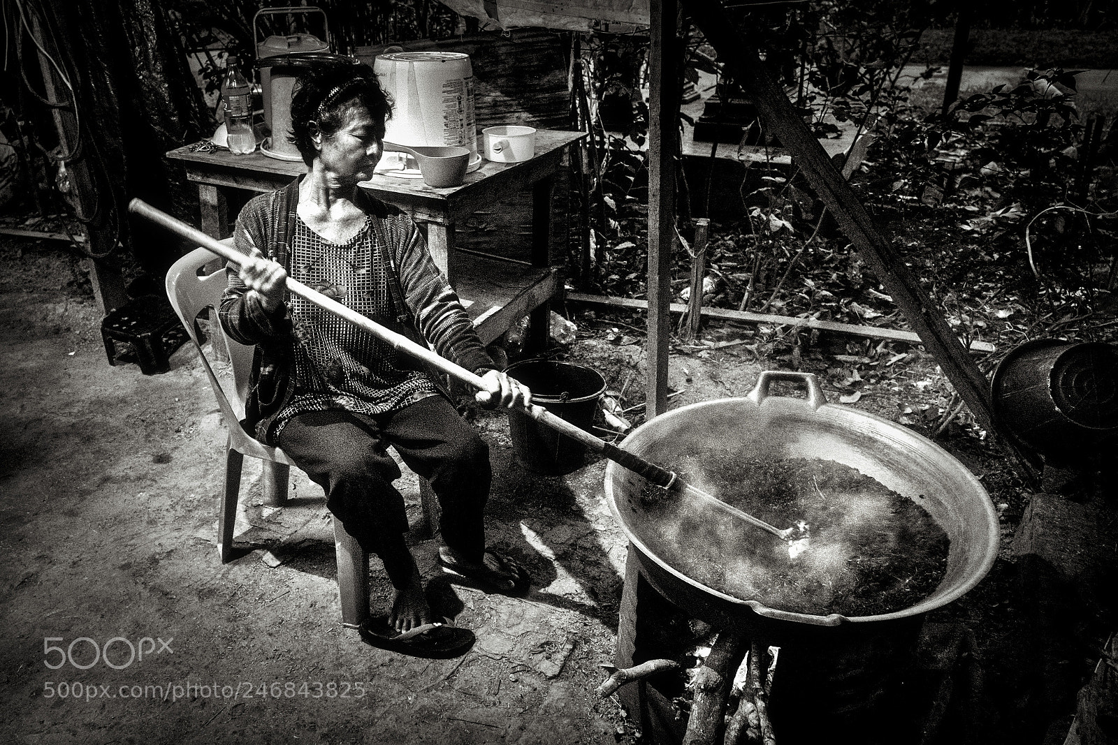 Fujifilm X-T2 sample photo. Drying green rice in photography