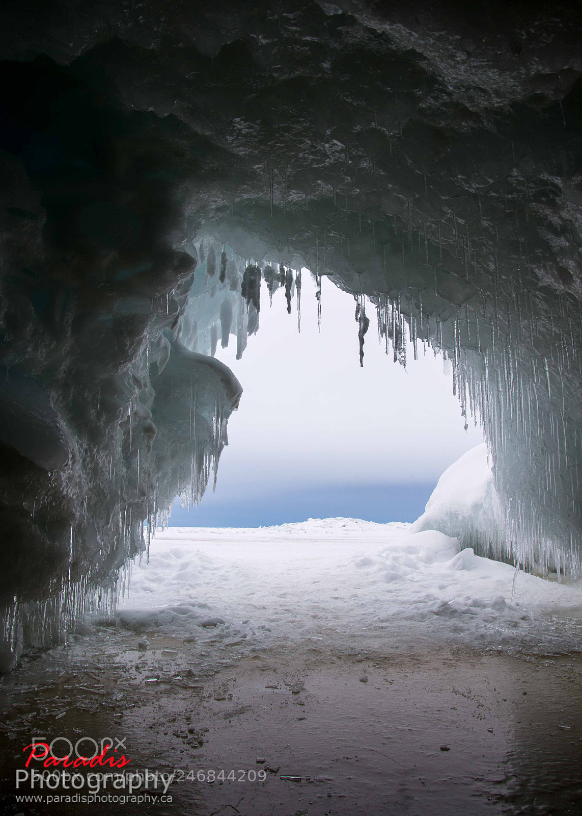 Nikon D600 sample photo. Ice cave photography