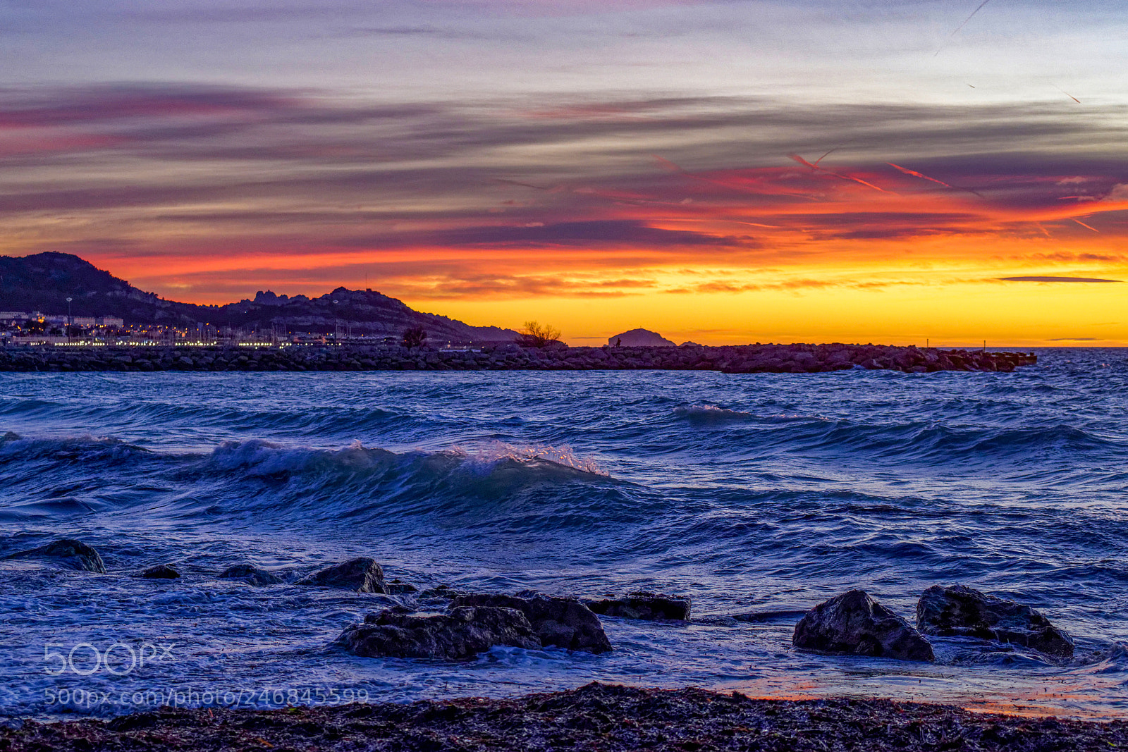 Nikon D800 sample photo. Seaside at twilight # 9 photography