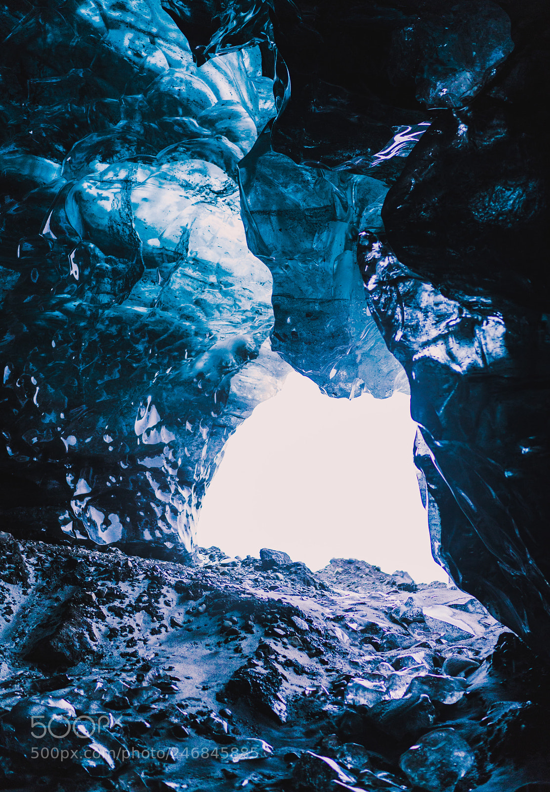 Sony a7R II sample photo. Glacial cavern photography