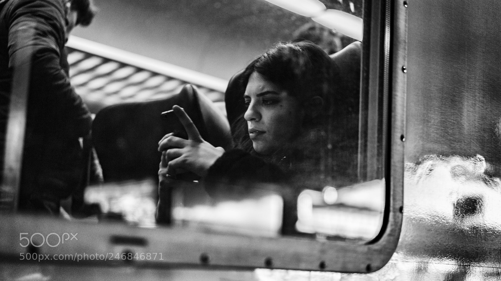 Sony a7R II sample photo. Window train #48 photography