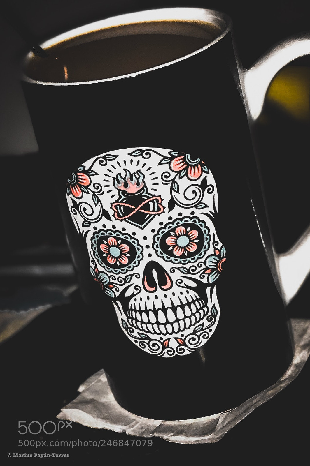 Apple iPhone X sample photo. Coffee mug photography