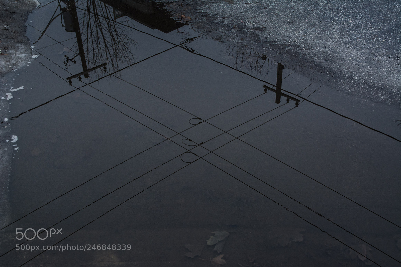 Nikon D7100 sample photo. Water wires photography
