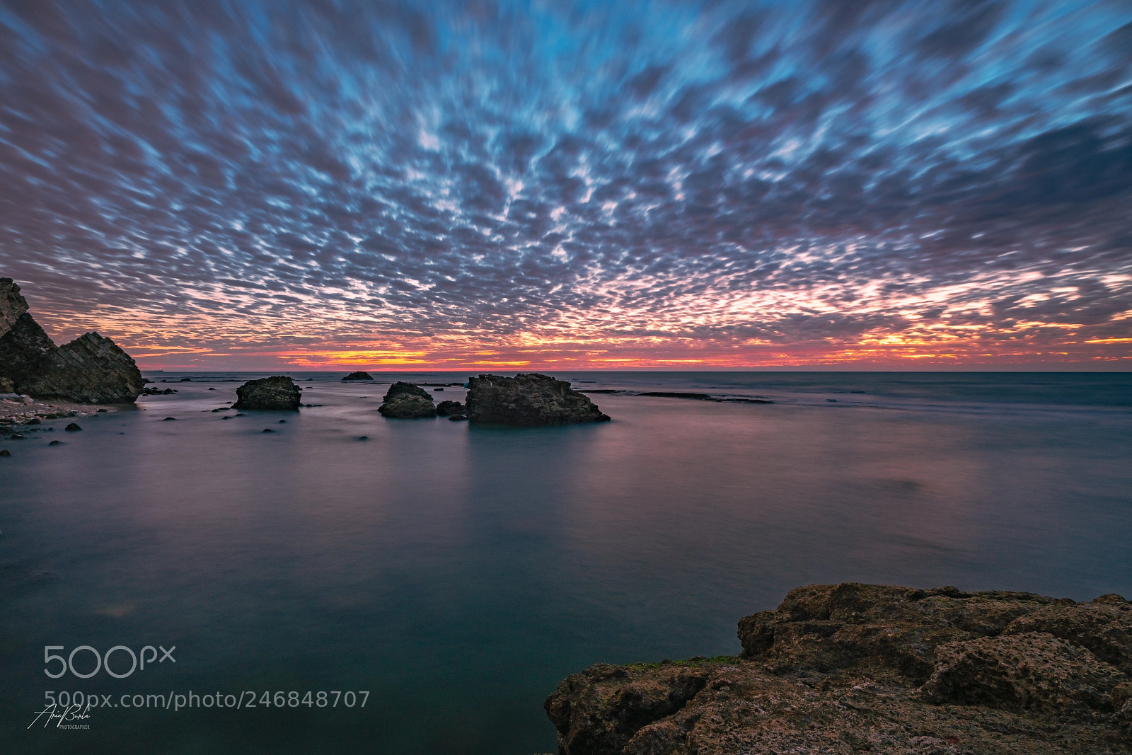 Sony a7R II sample photo. Red sunset photography