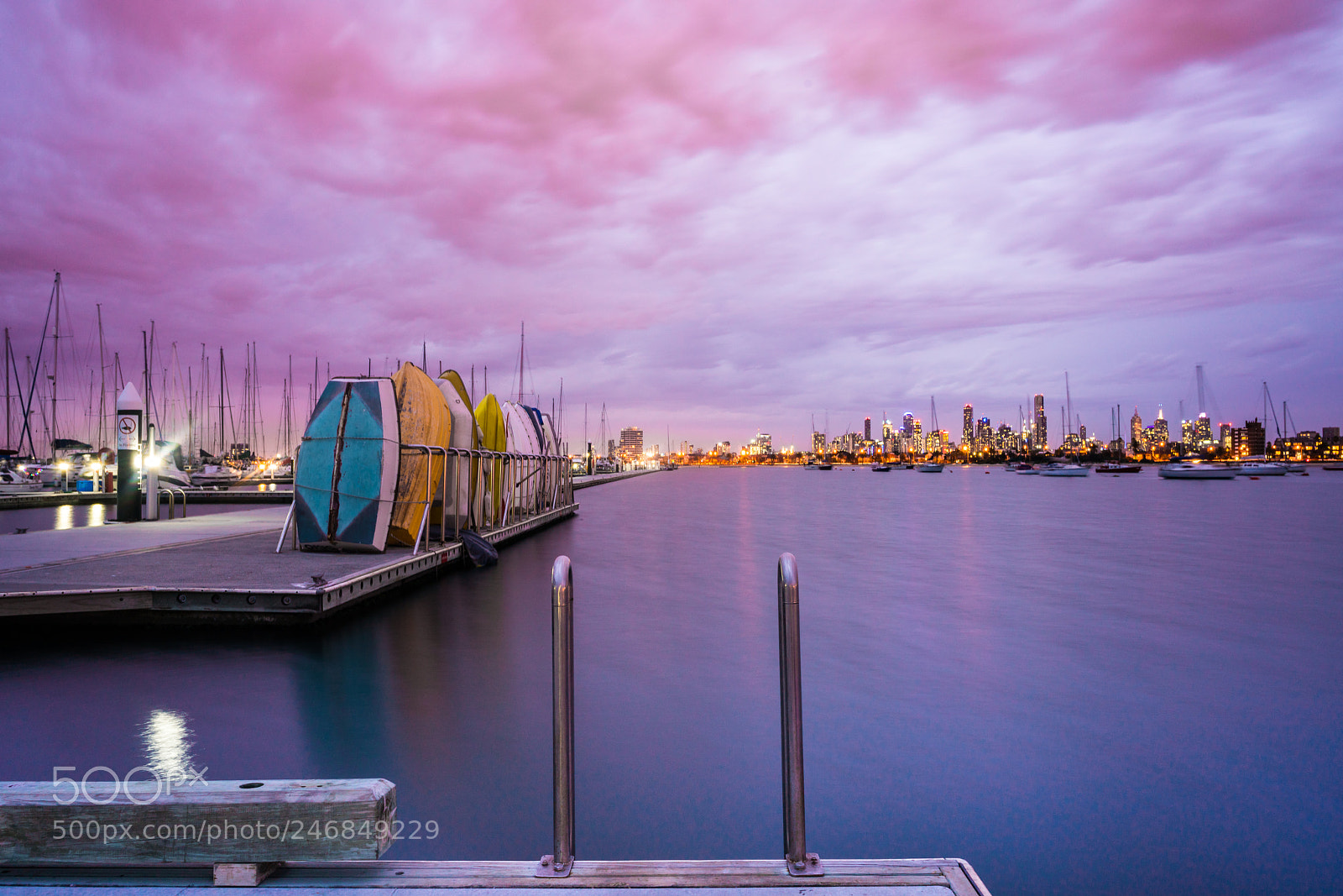 Sony a7R III sample photo. Melbourne skyline photography