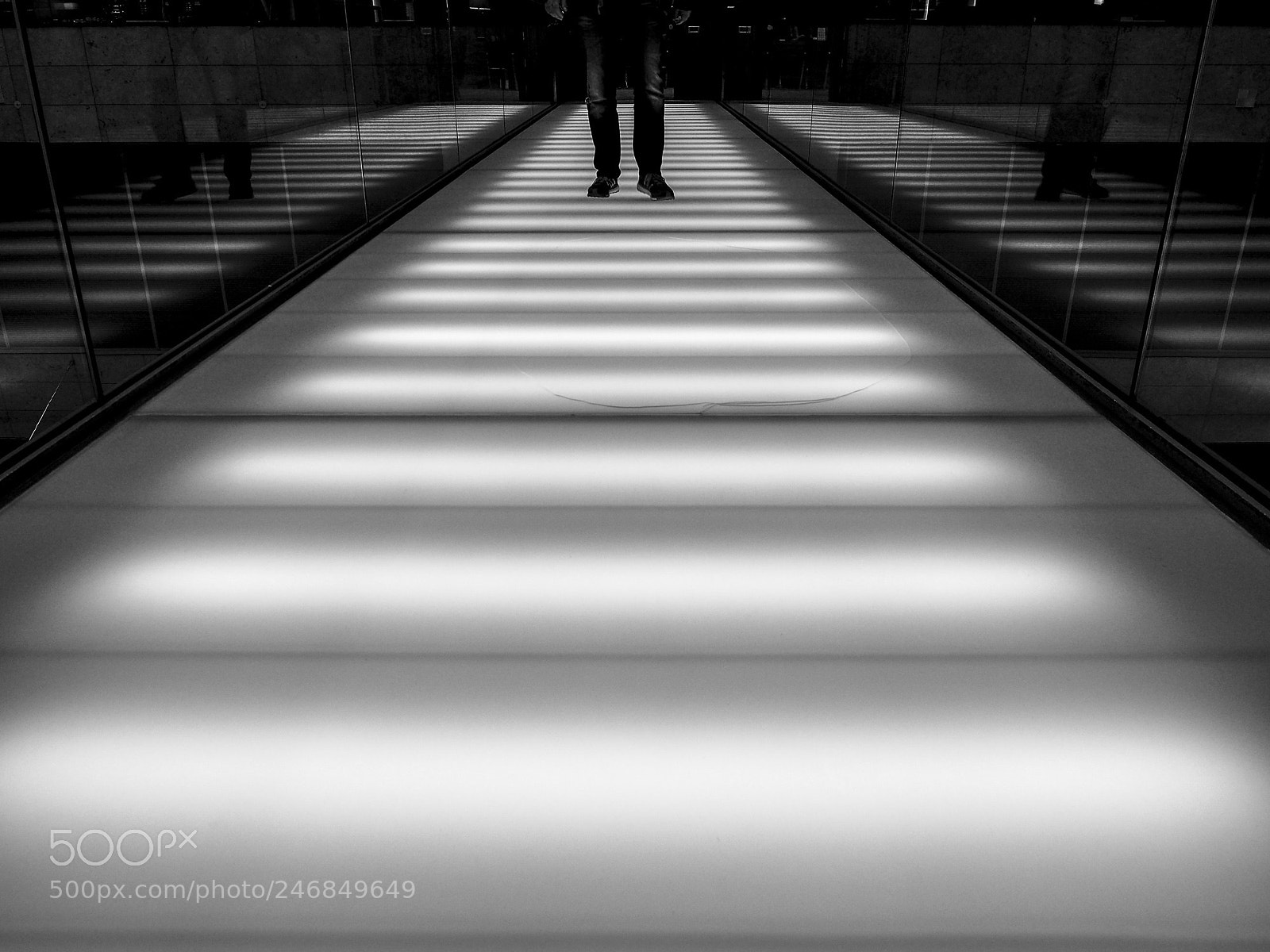 Olympus OM-D E-M5 II sample photo. Light stairs photography