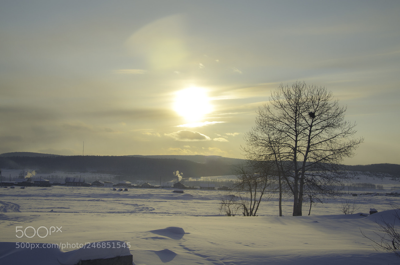 Nikon D5100 sample photo. Закатное время. Золотой час. Посёлок Качуг. Одинок ... photography