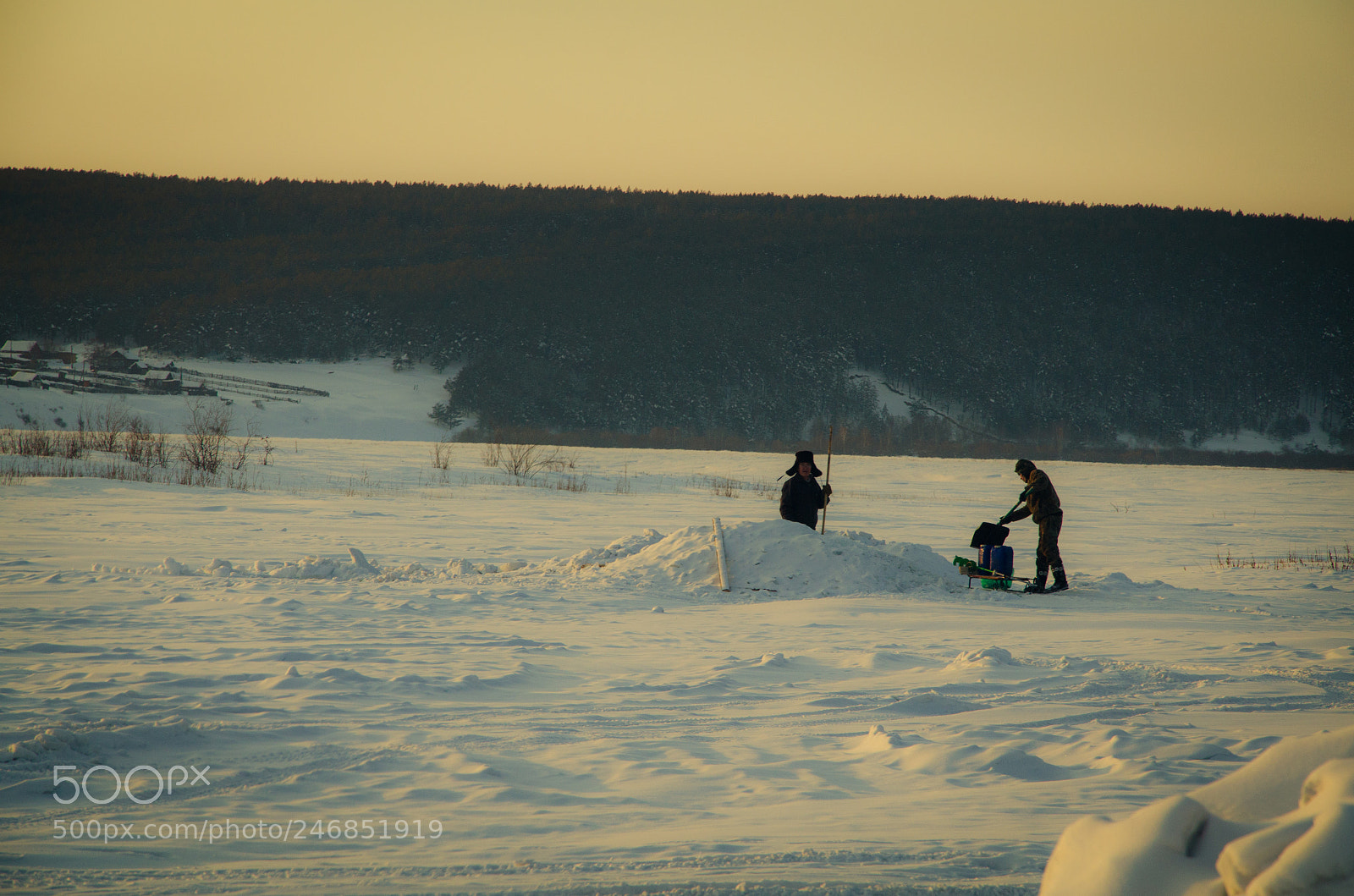Nikon D5100 sample photo. Зимняя рыбалка. photography