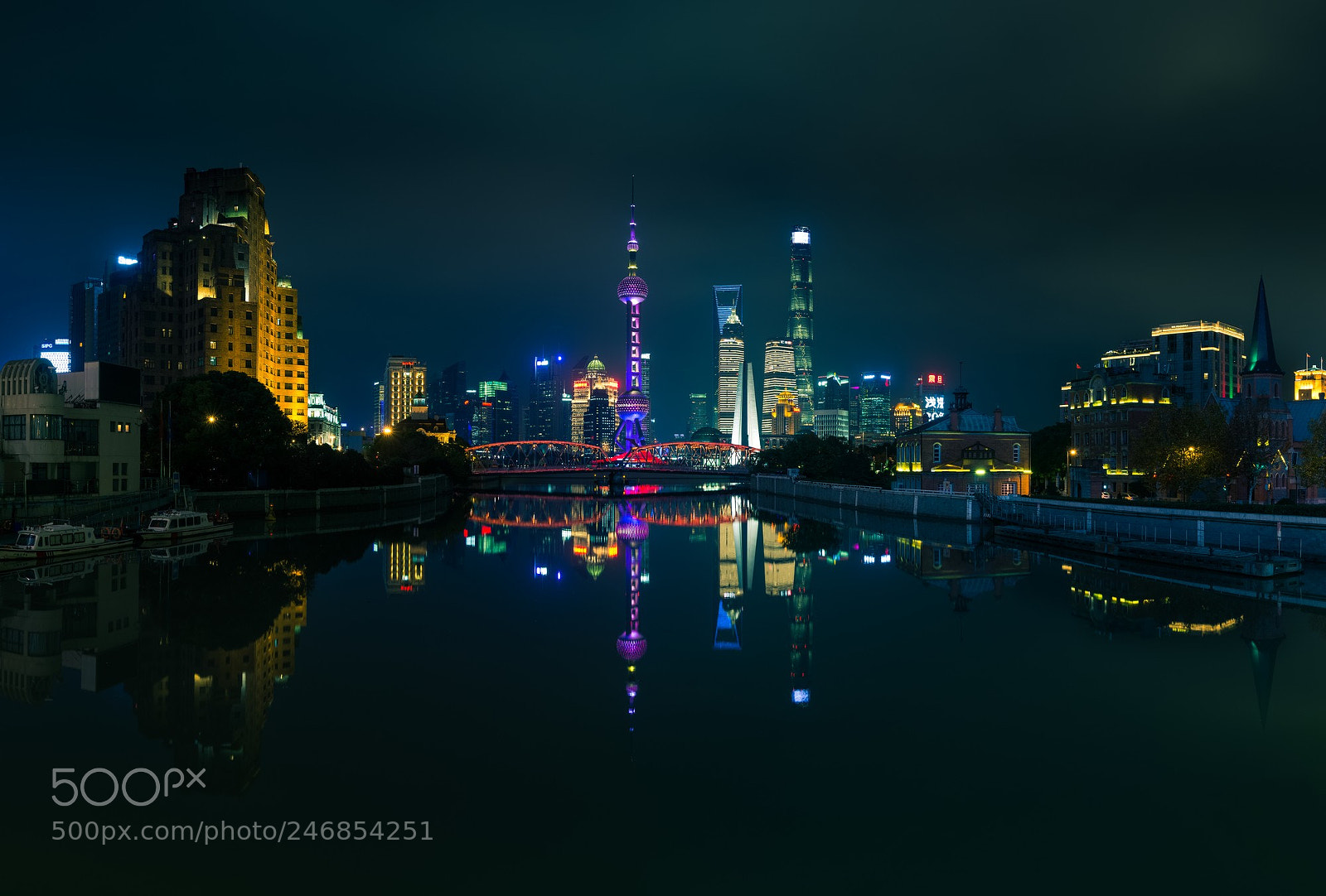 Nikon D800 sample photo. Skyline of shanghai in photography