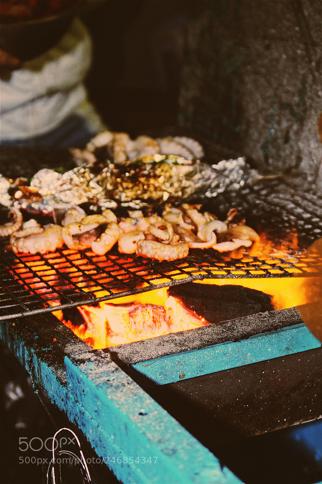 Canon EOS 700D (EOS Rebel T5i / EOS Kiss X7i) sample photo. Octopus is on fire photography