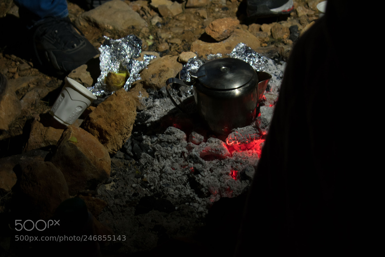 Nikon D3400 sample photo. Camping boiling water photography