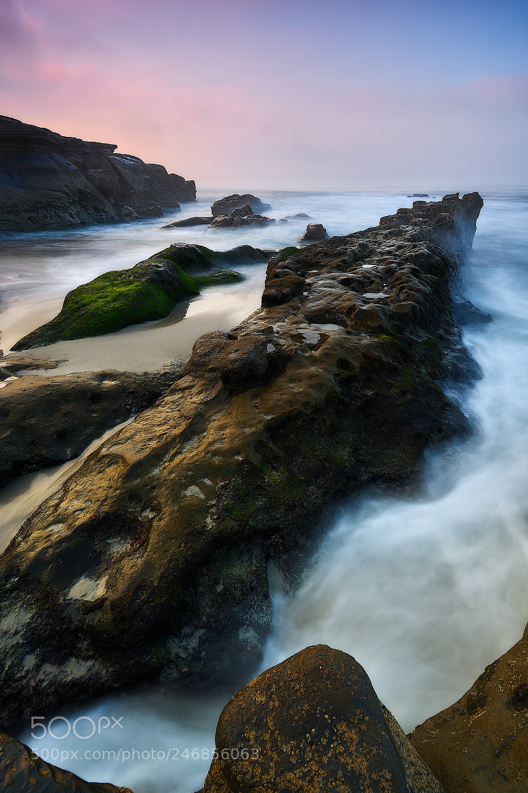 Sony a7R II sample photo. Sunrise at windansea beach: 12/27/17 photography