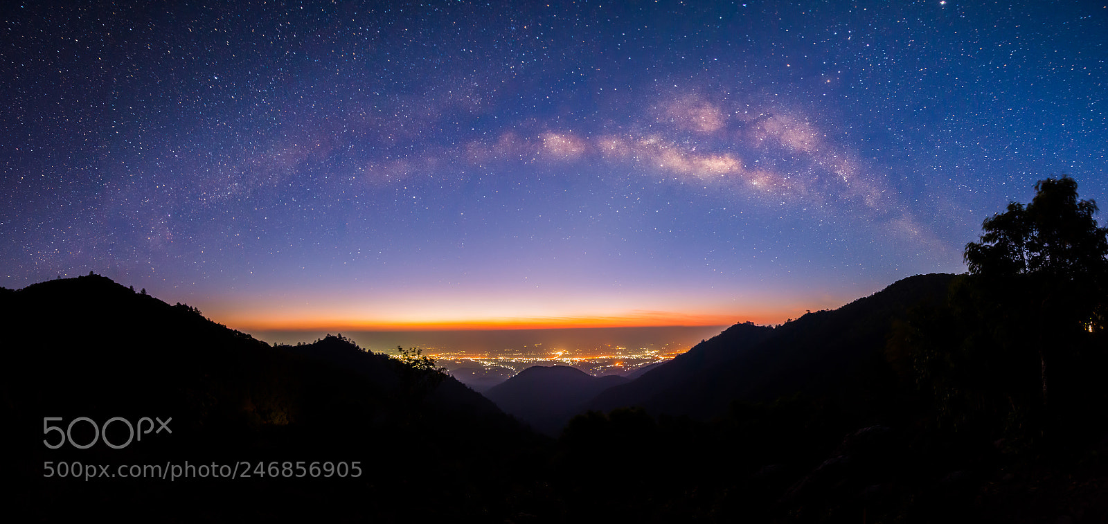 Nikon D800 sample photo. Panoramic milky way at photography
