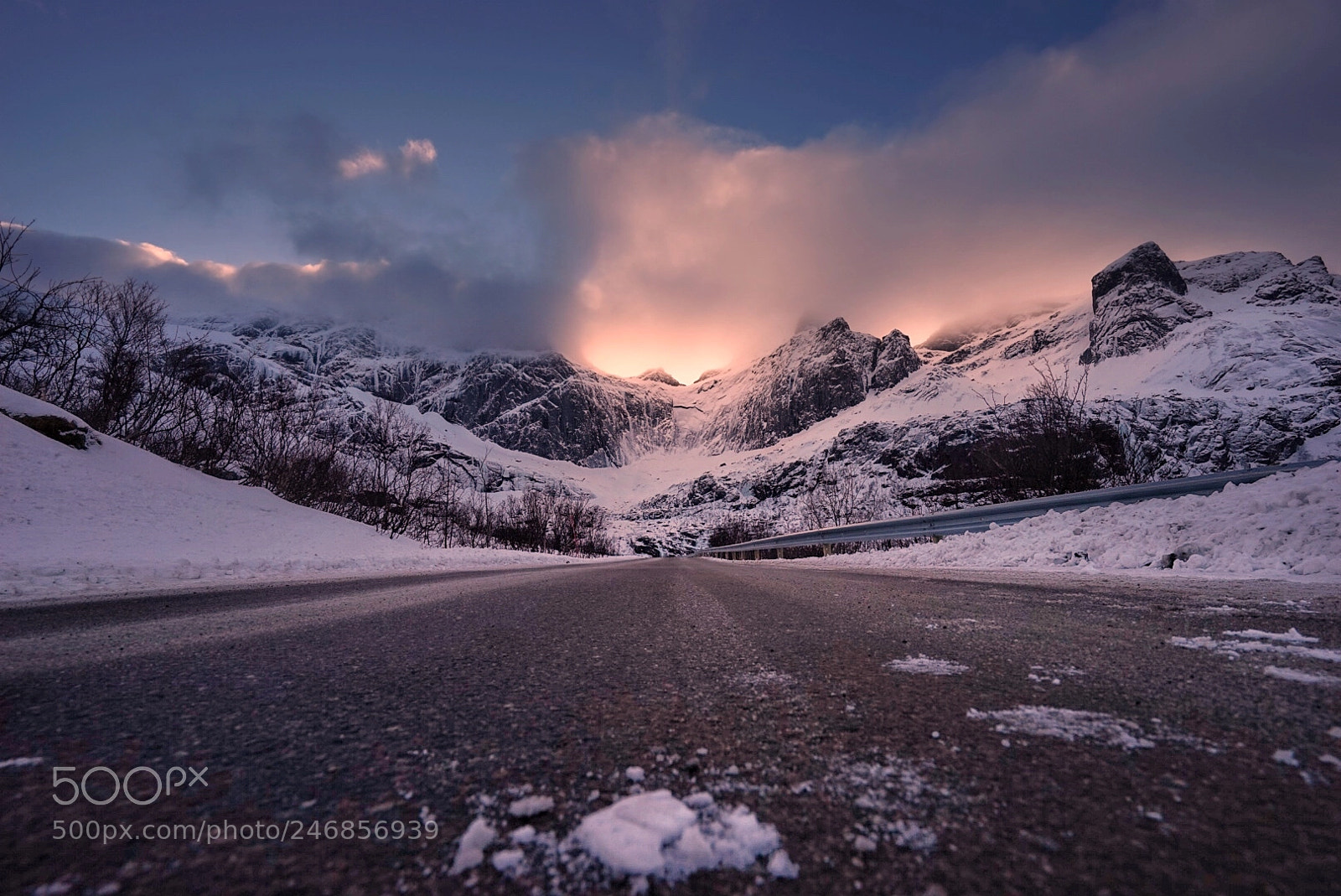 Sony a7 sample photo. Road to nusfjord photography