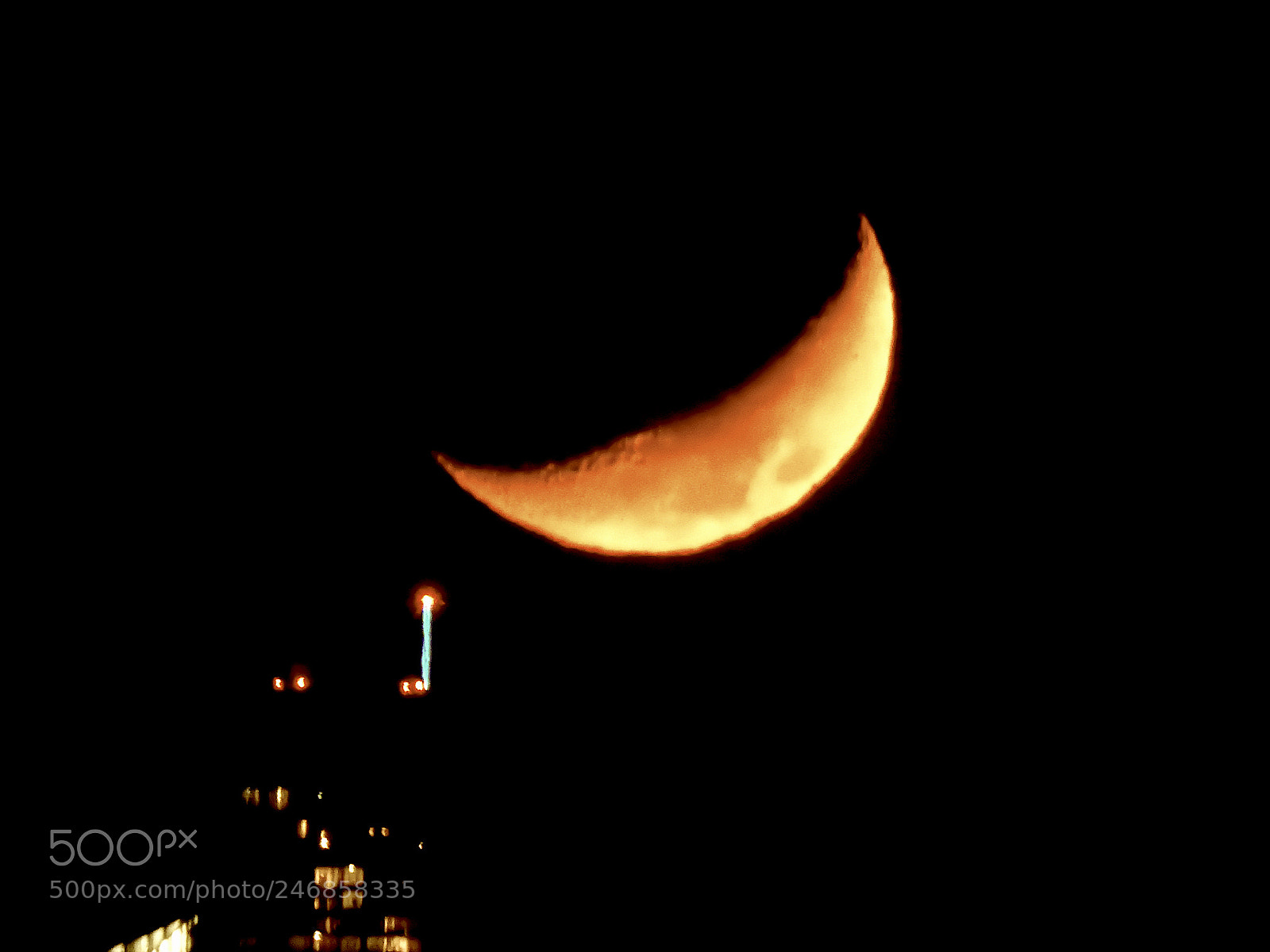 Nikon Coolpix P900 sample photo. Moonset photography