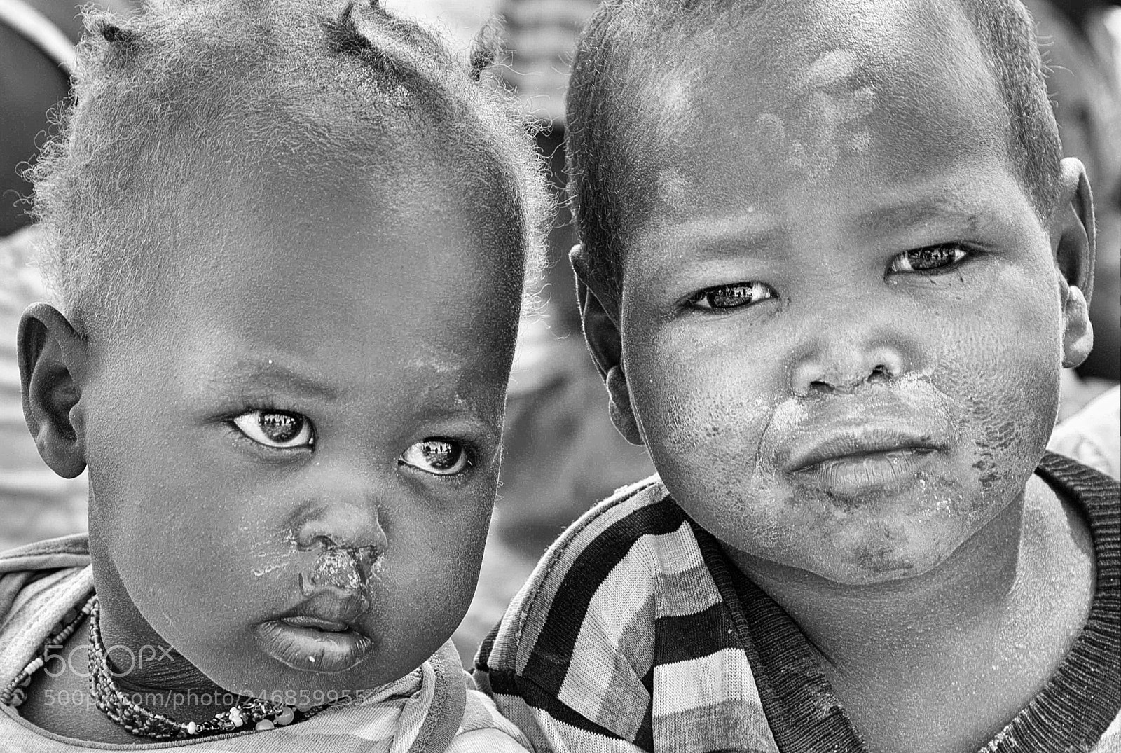 Nikon D810 sample photo. Samburu children photography