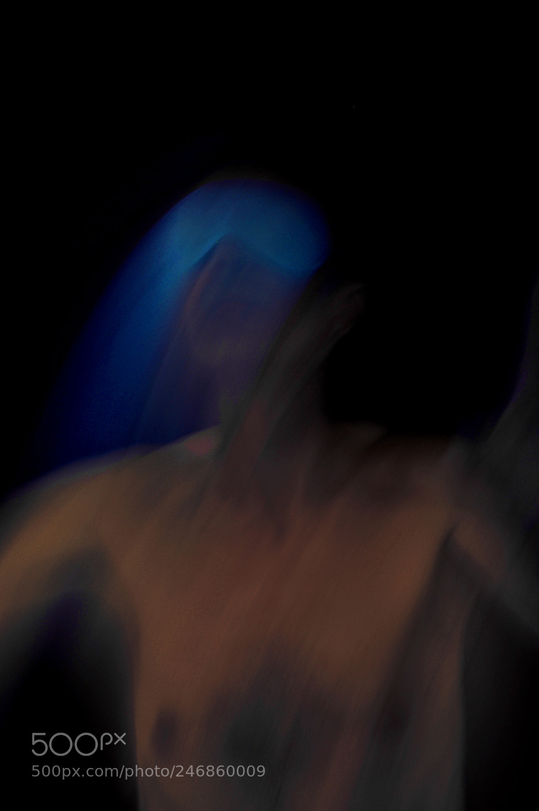 Nikon D90 sample photo. Blue light photography