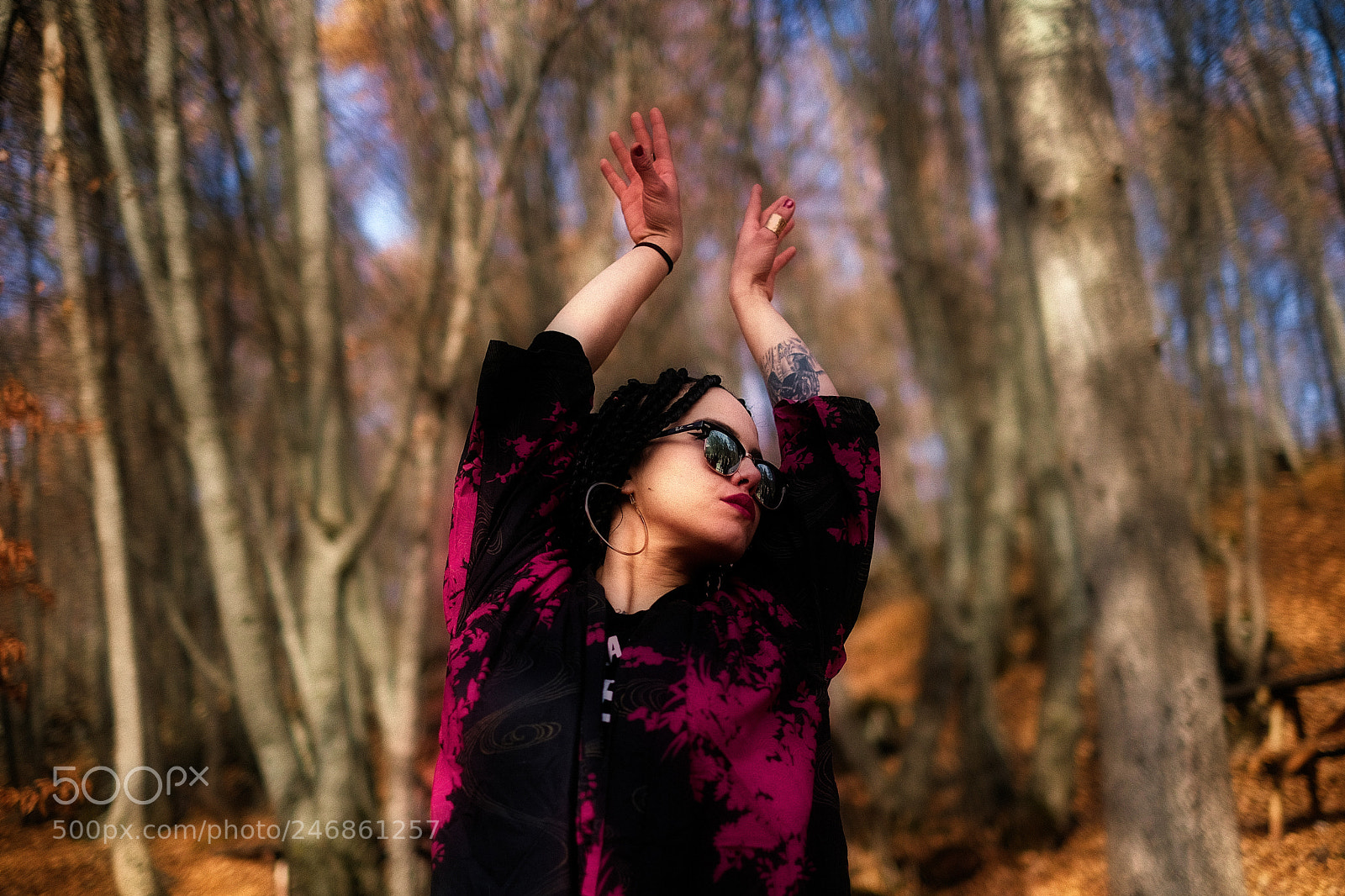 Fujifilm X-T2 sample photo. Tatto portrait - model photography
