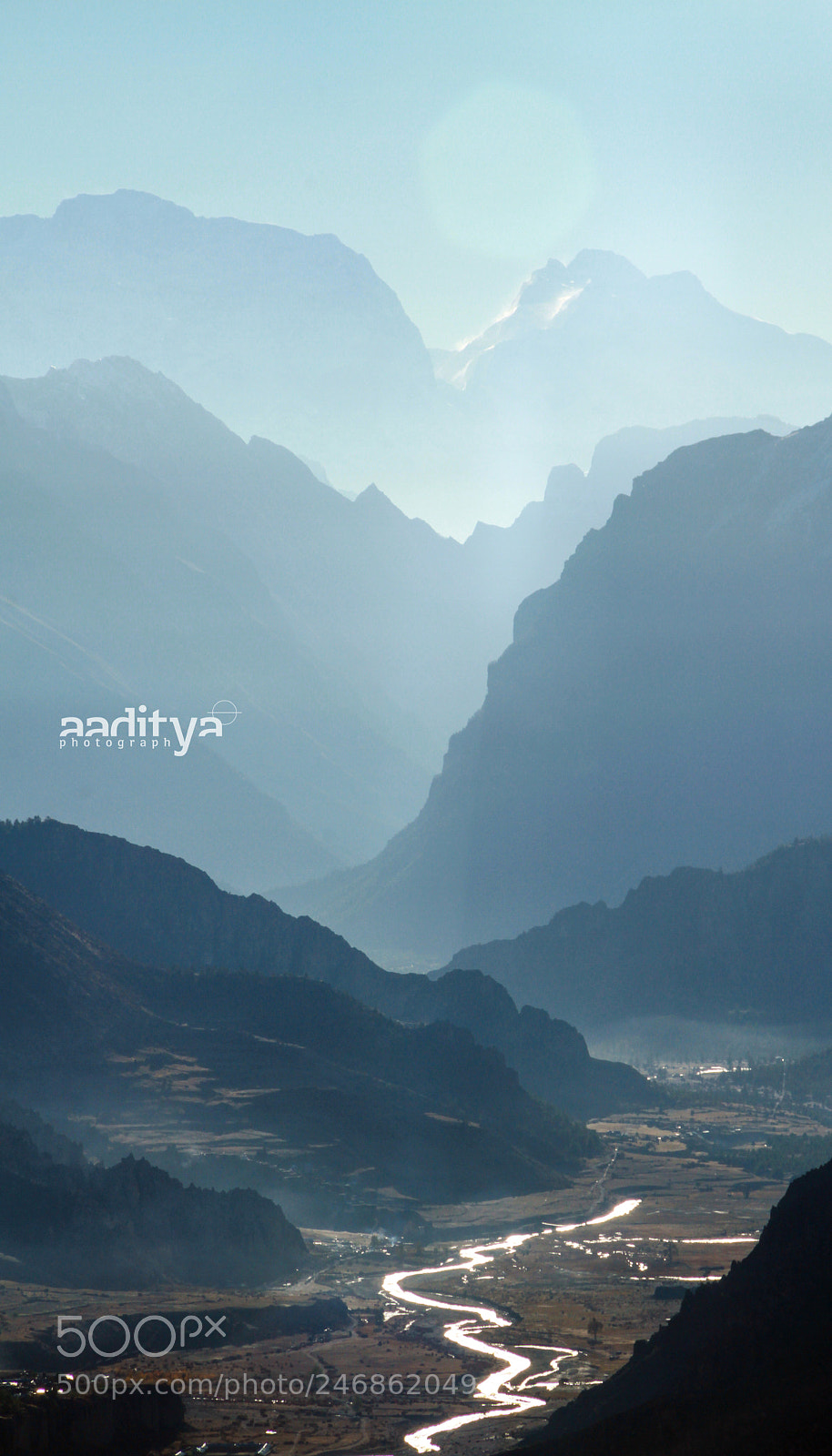 Canon EOS 7D sample photo. Valley of river photography