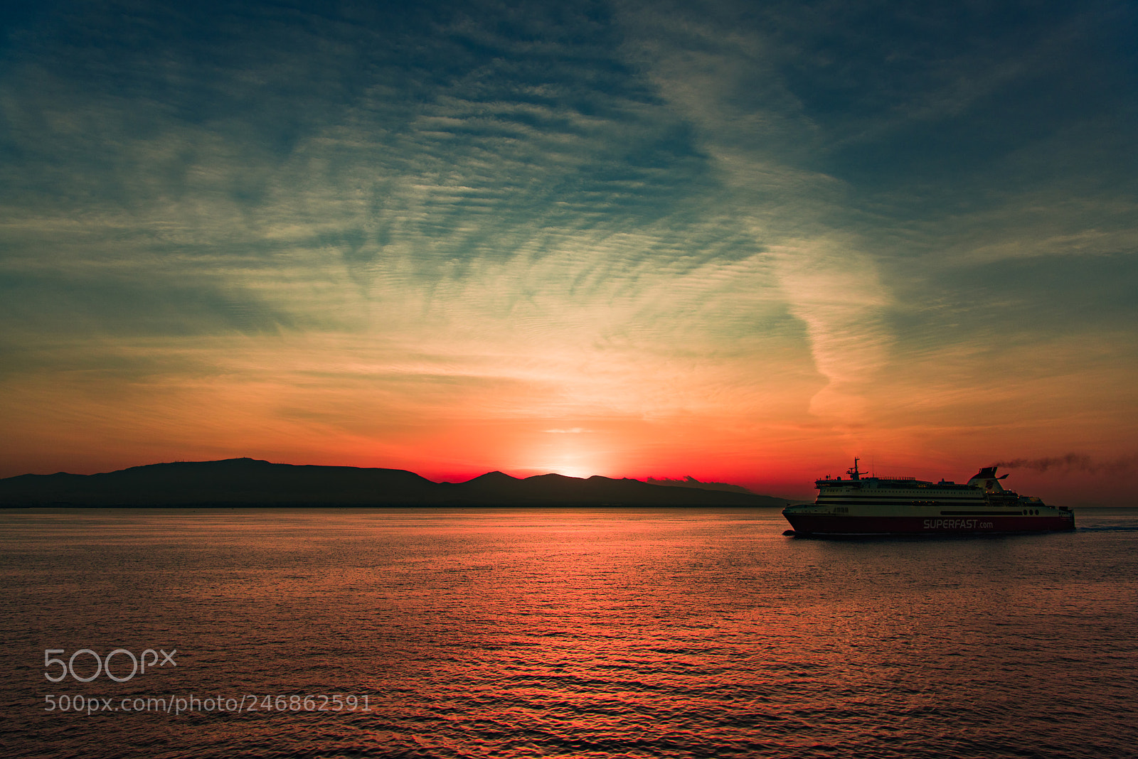Nikon D810 sample photo. Sunrise in myknos photography