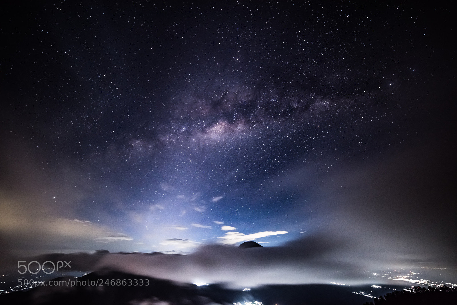 Nikon D810 sample photo. Sikunir milky way indonesia photography