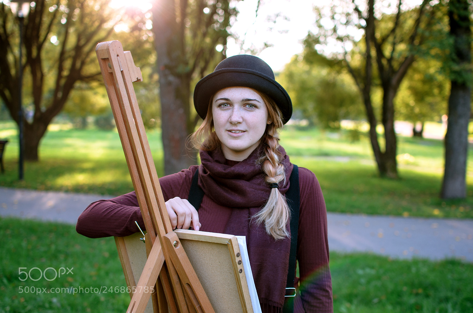 Nikon D5100 sample photo. Anastasia. painter photography