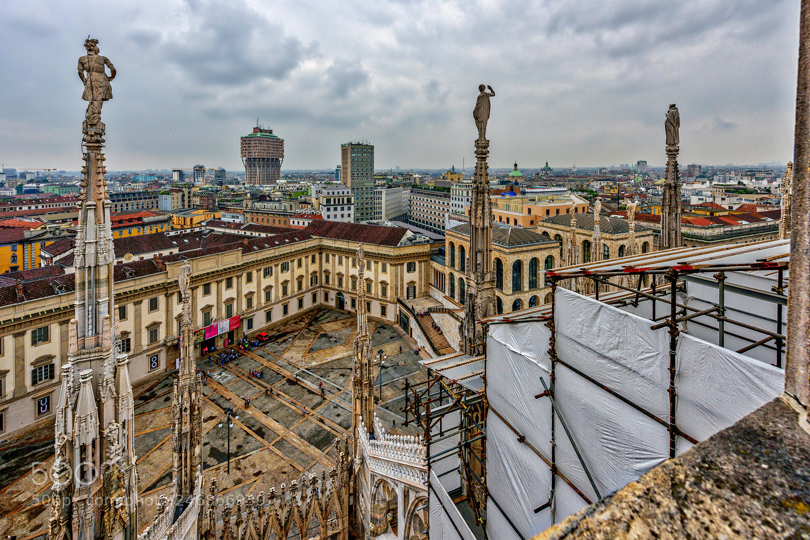 Nikon D810 sample photo. From roof of duomo photography
