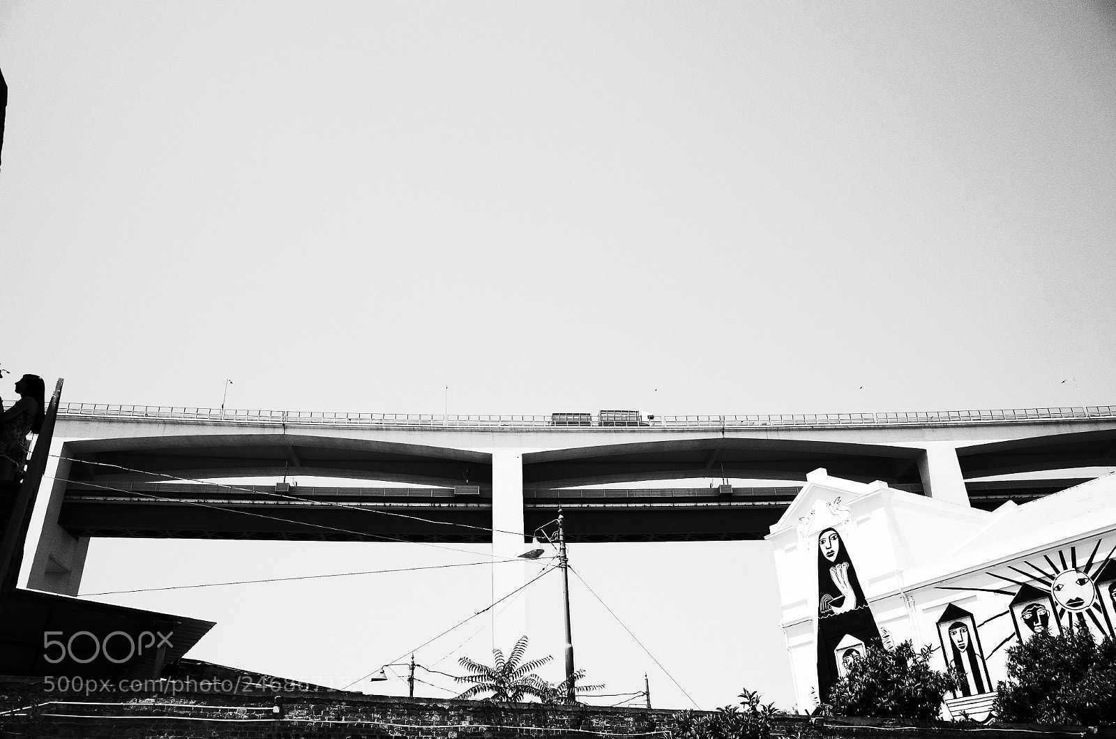 Ricoh GR sample photo. Overpass photography