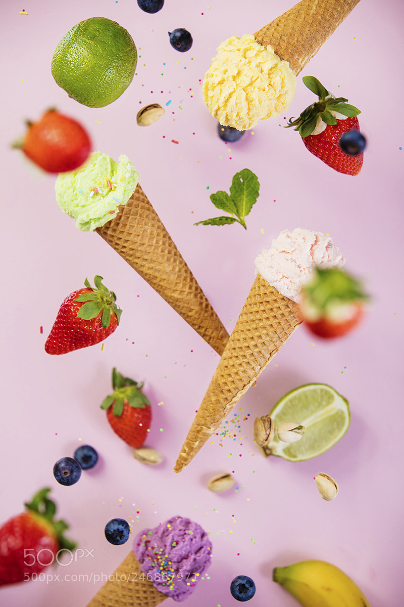 Canon EOS 5DS R sample photo. Ice cream photography